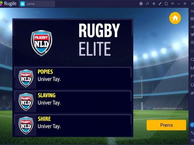 Rugby Elite Ind Game Modes